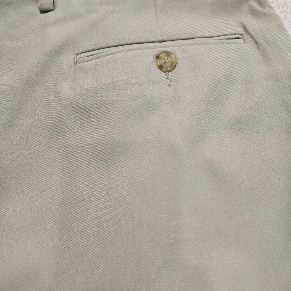 PGA Tour Khaki Golf Pants Men's 38x30 NWT Pleated Cuffed - Picture 10 of 16